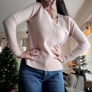 Cashmere Nordstrom Sweater Light Pink XS